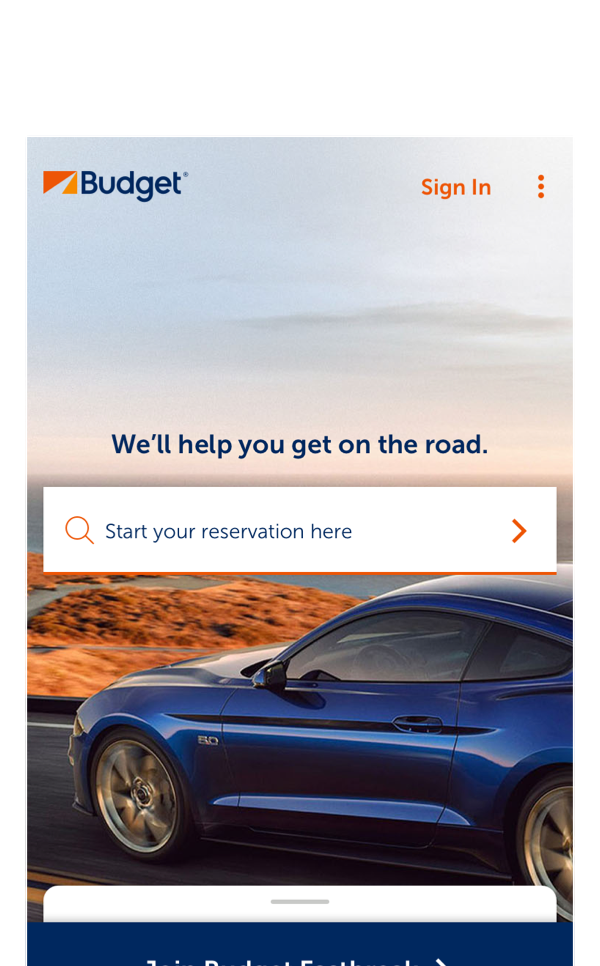 bestuurder Werkelijk Schaduw Budget Car Rental App | Budget Car Rental